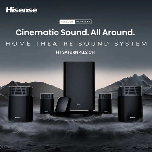 Hisense HT Saturn | 4.1.2 Channel Home Theatre System